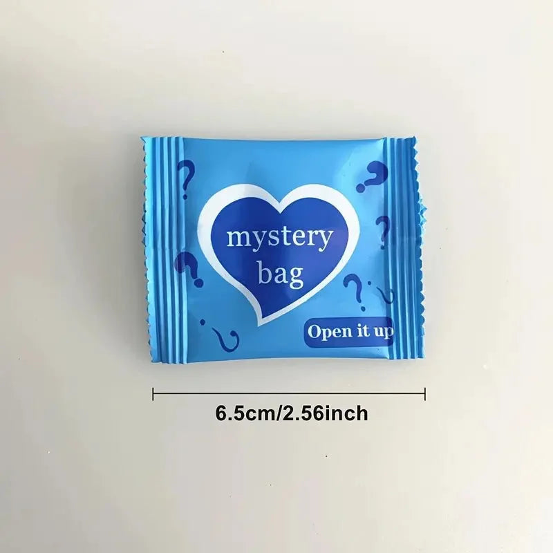 Blue mini resin animal mystery bag measuring 6.5 cm wide