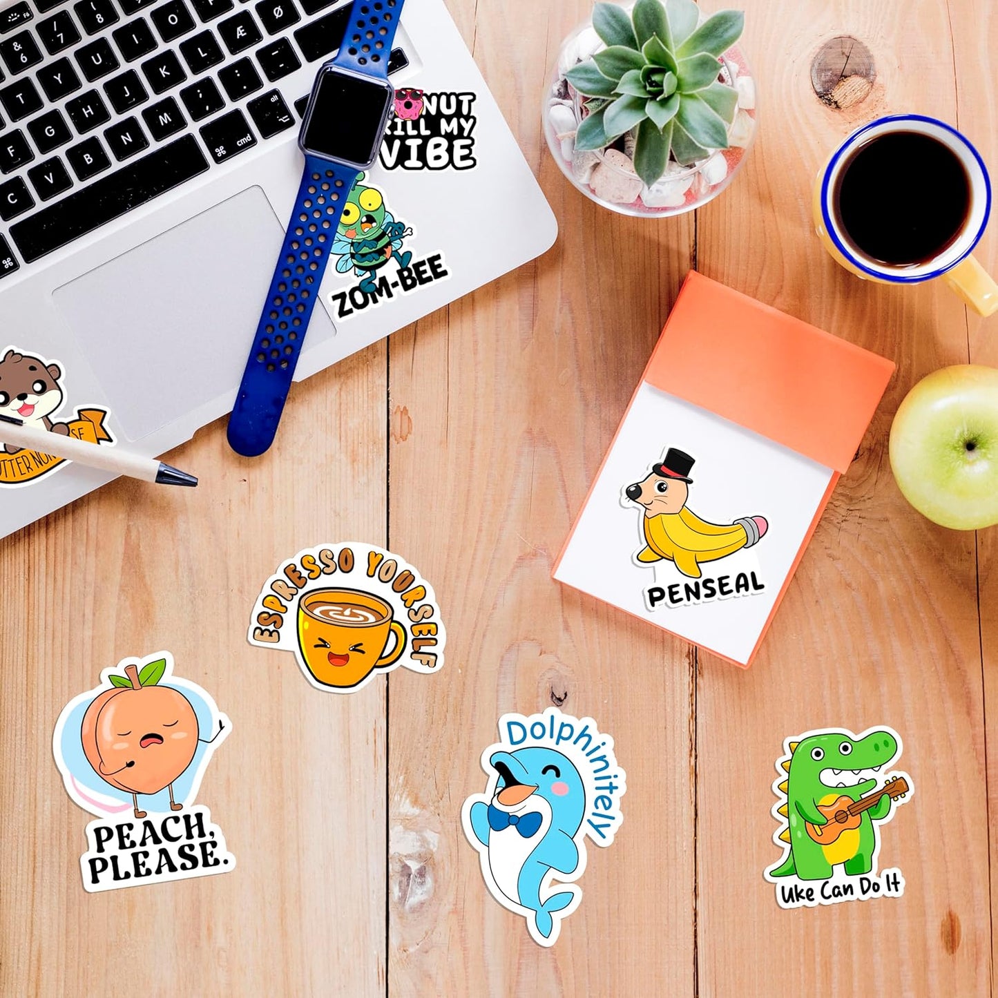 123 PCS Funny Emotional Pun Stickers for Adults