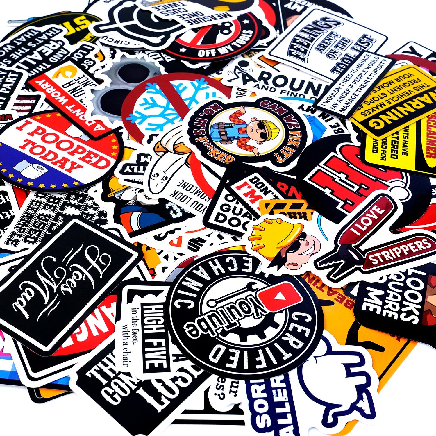 224 PCS Hard Hat Stickers for Adults