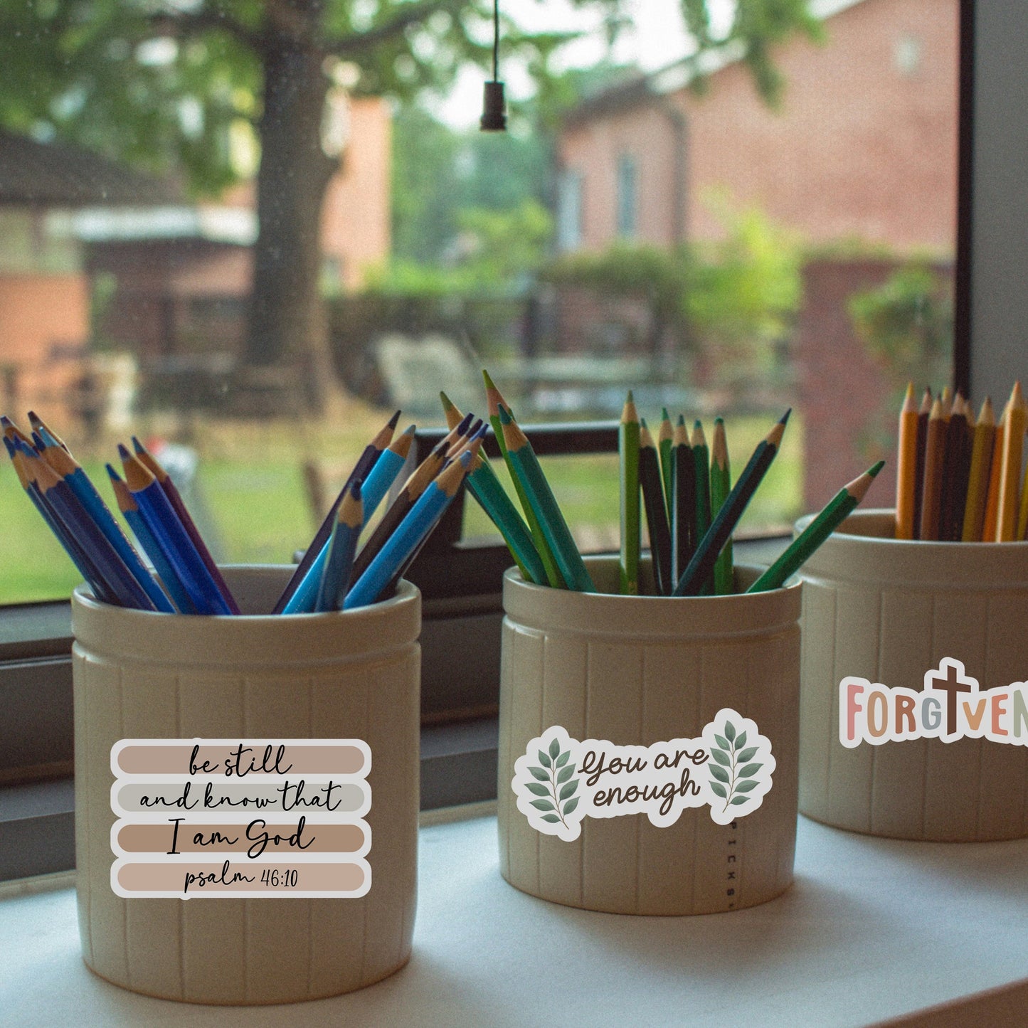 160pcs Boho Christian Inspirational Bible Verse Stickers