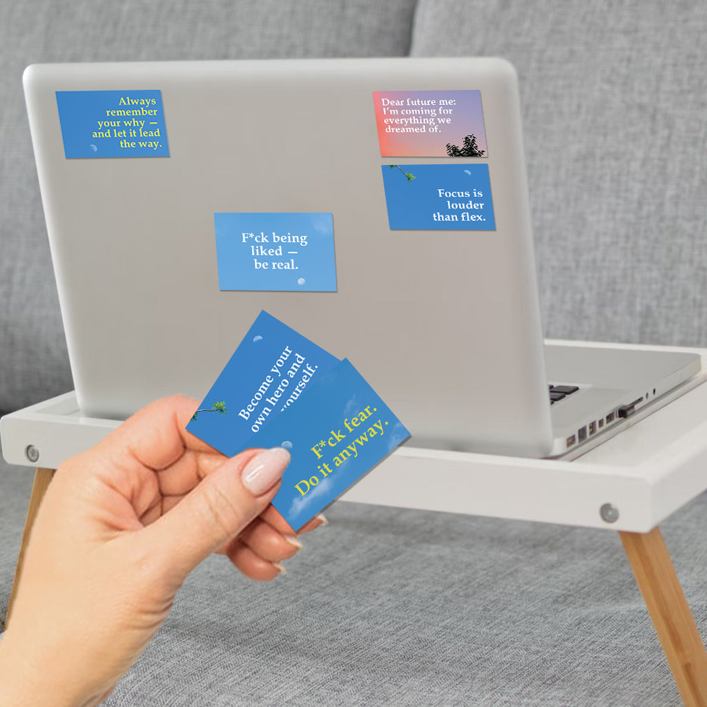 205Pcs Badass Affirmation Stickers - Motivational