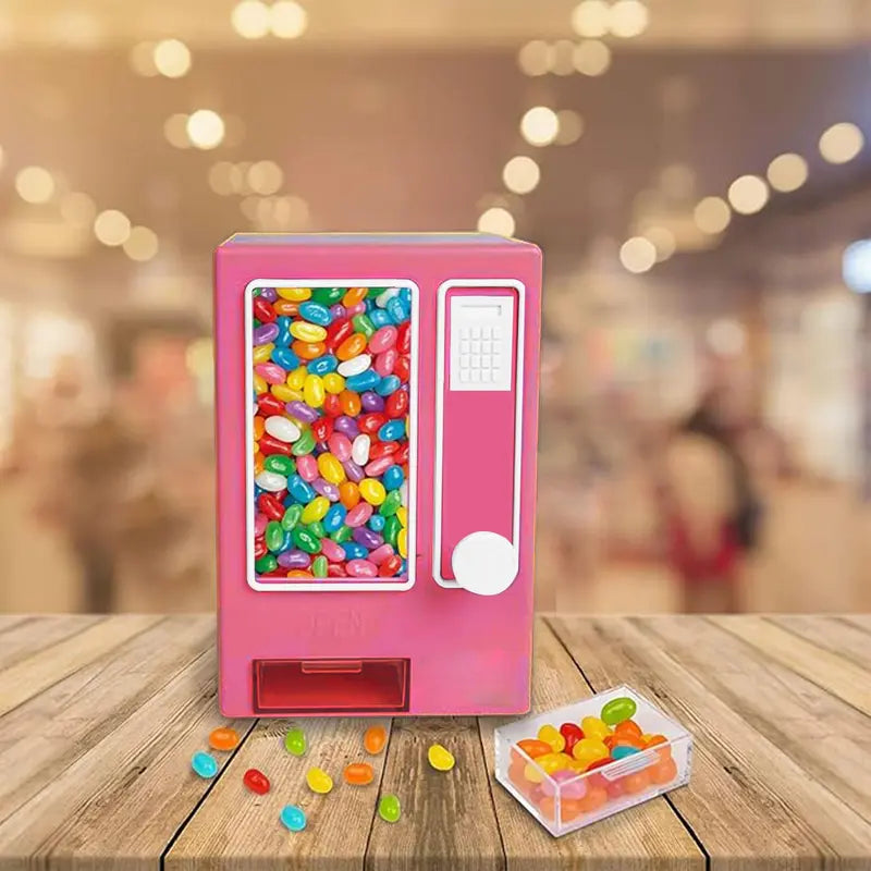 Retro Mini Candy Vending Machine, Candy Dispenser Machine, Perfect for Gumballs