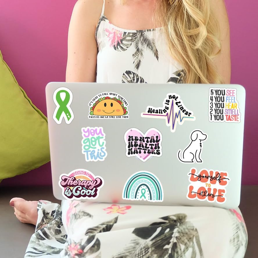 150 PCS Mental Health Matters Stickers Pack