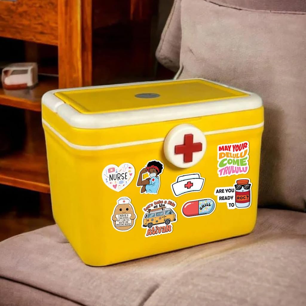 120Pcs Funny Nurse Stickers