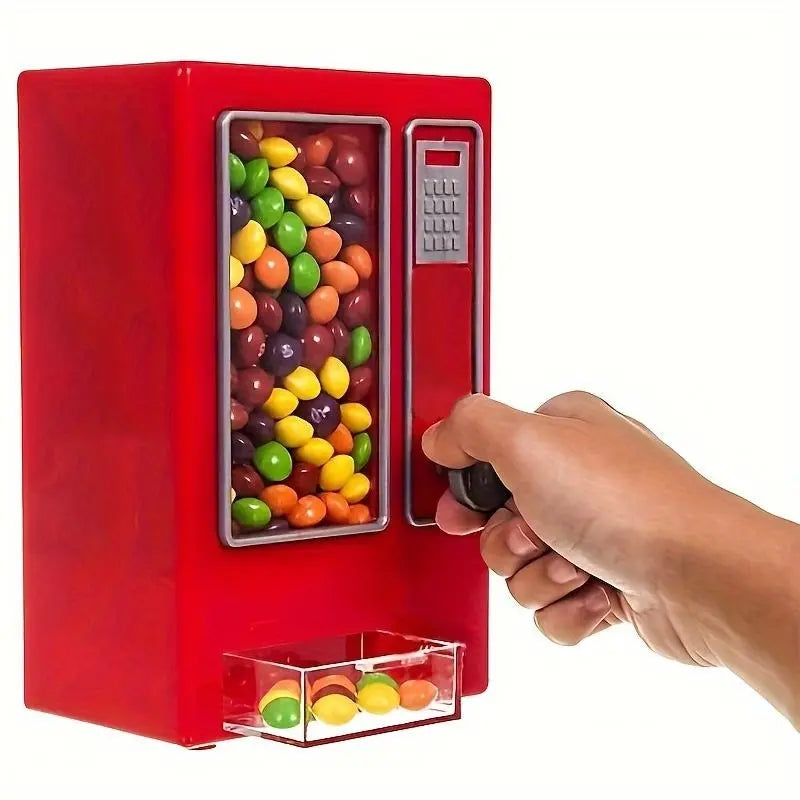 Retro Mini Candy Vending Machine, Candy Dispenser Machine, Perfect for Gumballs, Jelly…