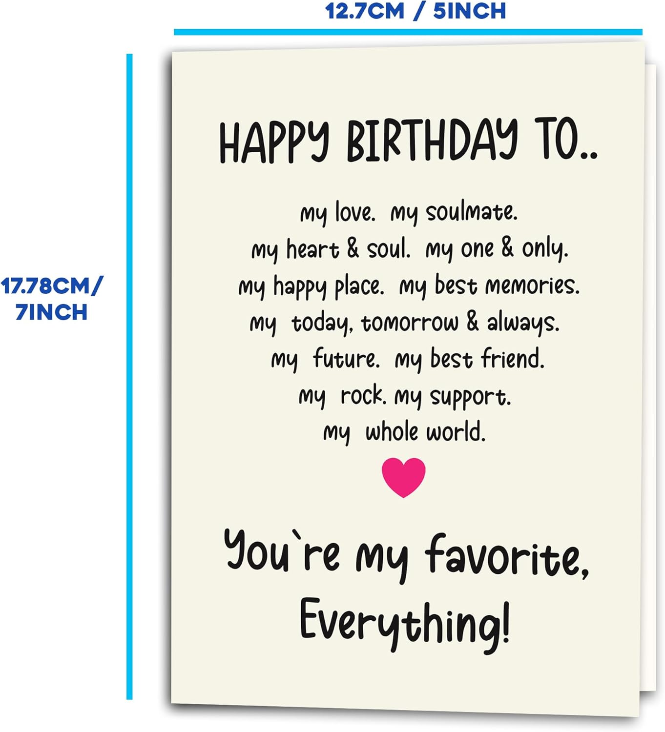 Happy birthday to my love- Funny Birthday Card