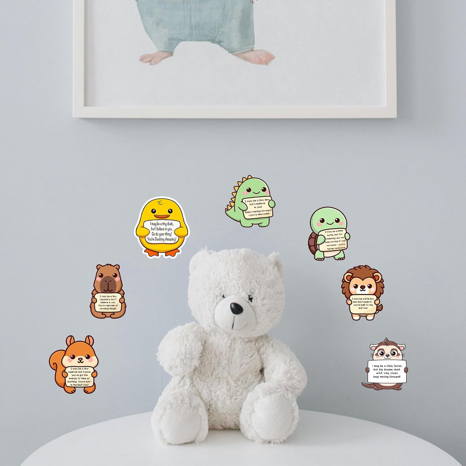50PCS Emotional Support Animal Stickers