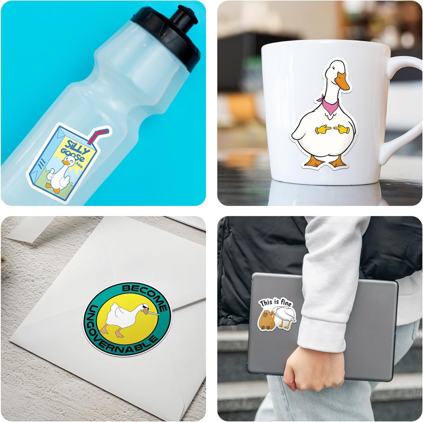400 PCS Funny Quote Stickers for Adults