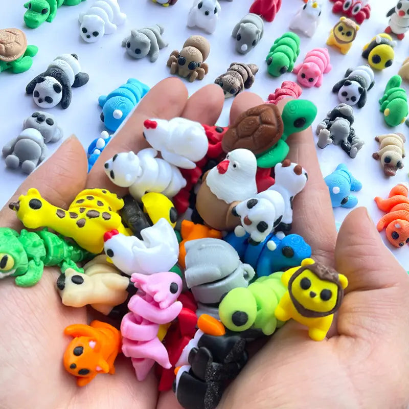 3D Printed Animal Surprise Mystery Bag, Blind Bags, Animal Collectibles, Random Cute…