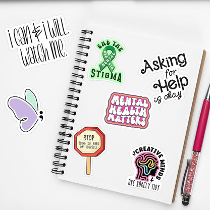 150 PCS Mental Health Matters Stickers Pack