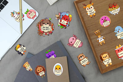 200PCS Punny Pals Stickers for Kids