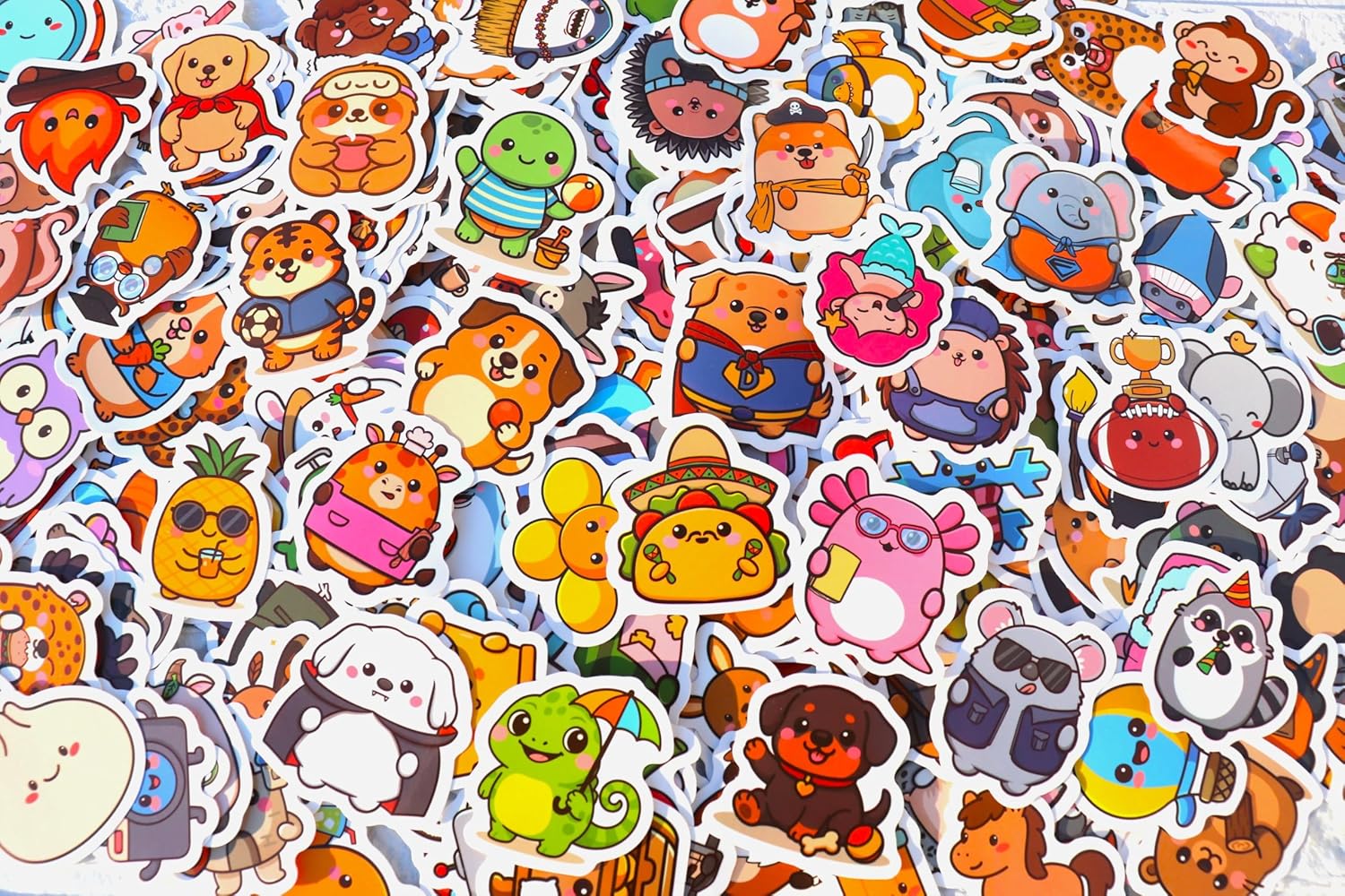 Puraesla Pocket Pals 308PCS Emotional Support Animal Stickers, Cute Positive Affirmation Waterproof Vinyl Decals for Ki…