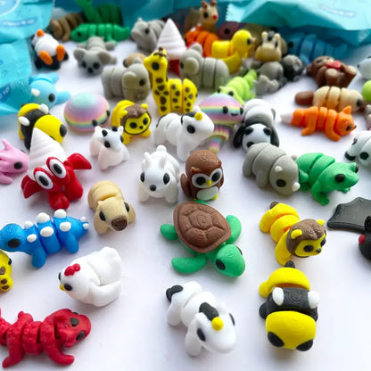 3D Printed Animal Surprise Mystery Bag, Blind Bags, Animal Collectibles, Random Cute…