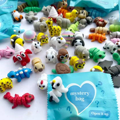 3D Printed Animal Surprise Mystery Bag, Blind Bags, Animal Collectibles, Random Cute…