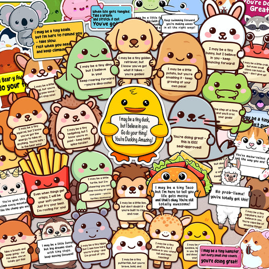 100PCS Emotional Support Animal Stickers