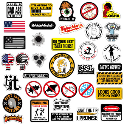 150 PCS Hard Hat Stickers