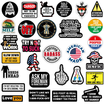 300 PCS Hard Hat Stickers